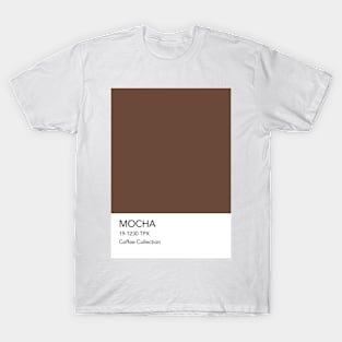 Mocha Coffee Pantone Colour T-Shirt